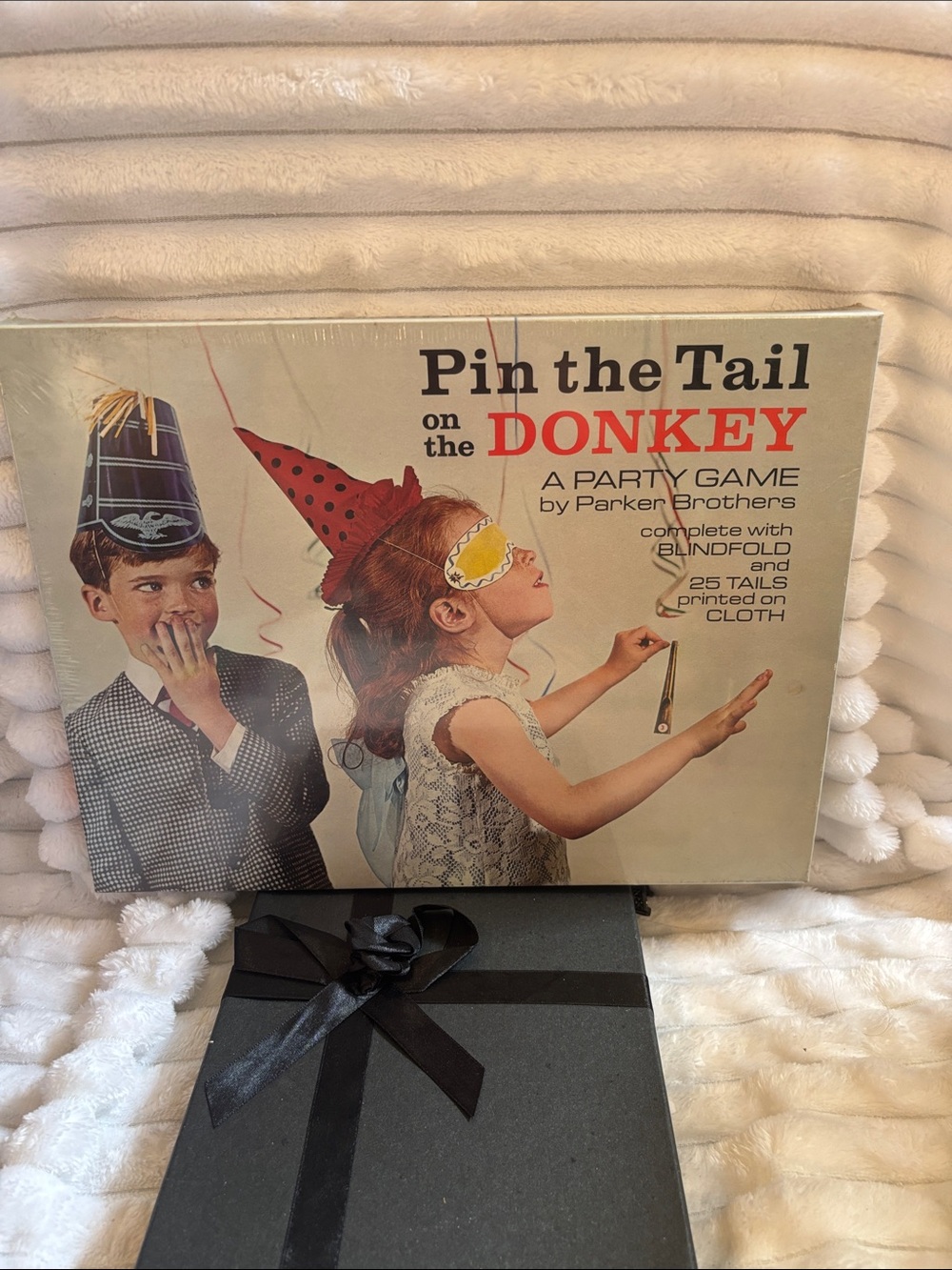 Pin the Tail on the Donkey Party Game by Parker Brothers - Vintage Box